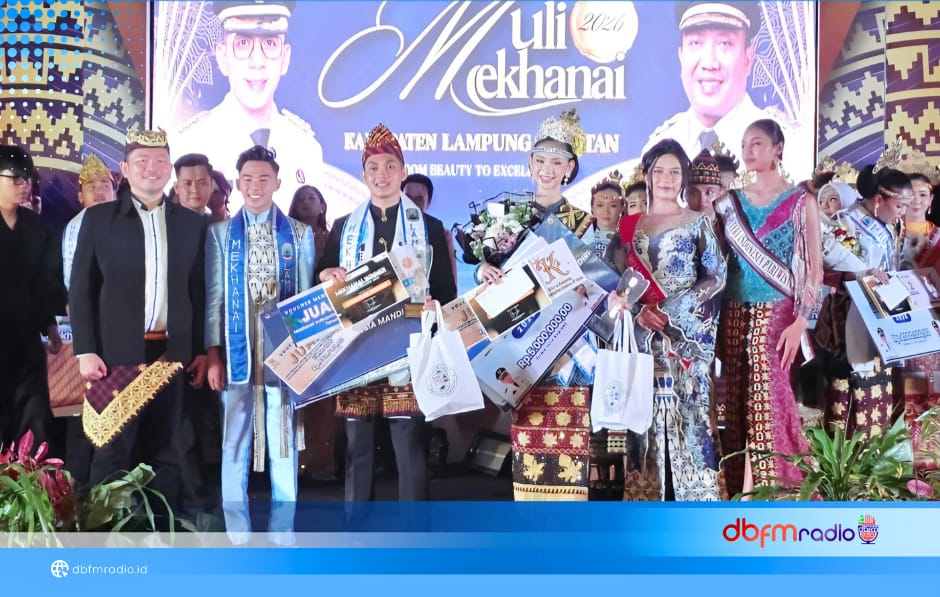Maura & Rizky Dinobatkan sebagai Muli Mekhanai Lampung Selatan 2026, Siap Promosikan Pariwisata Daerah