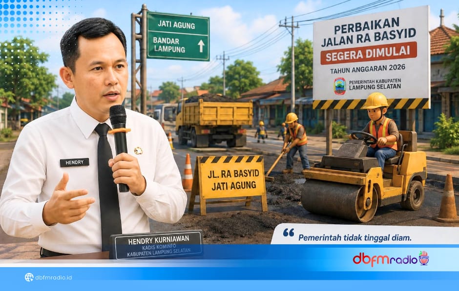 Pemkab Lampung Selatan Gerak Cepat, Perbaikan Jalan RA Basyid Segera Dikerjakan