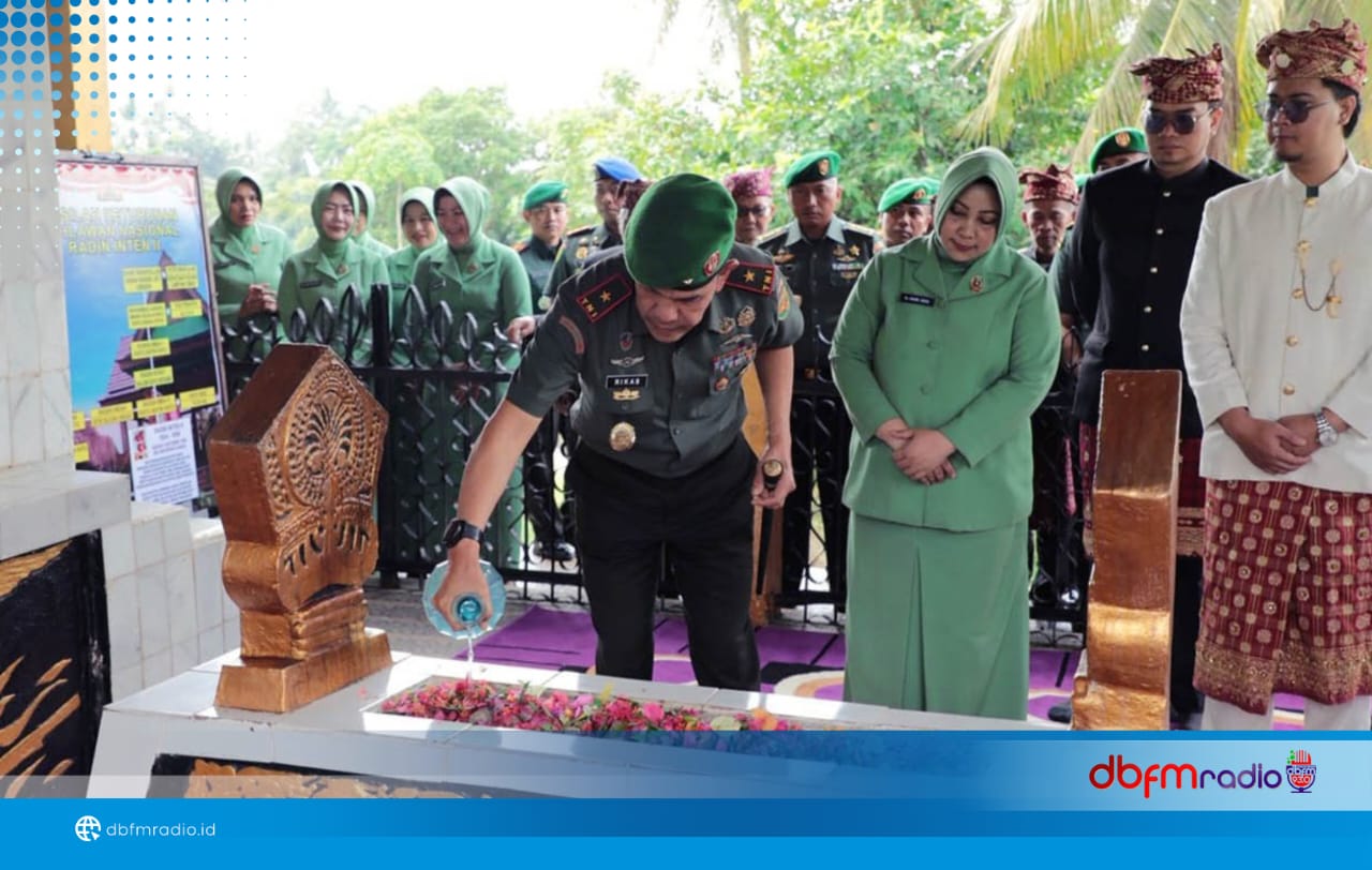 Danrem 043/Garuda Hitam Ziarah ke Makam Radin Inten II: Teguhkan Semangat Kebangsaan Jelang Pembentukan Kodam XXI/Radin Inten