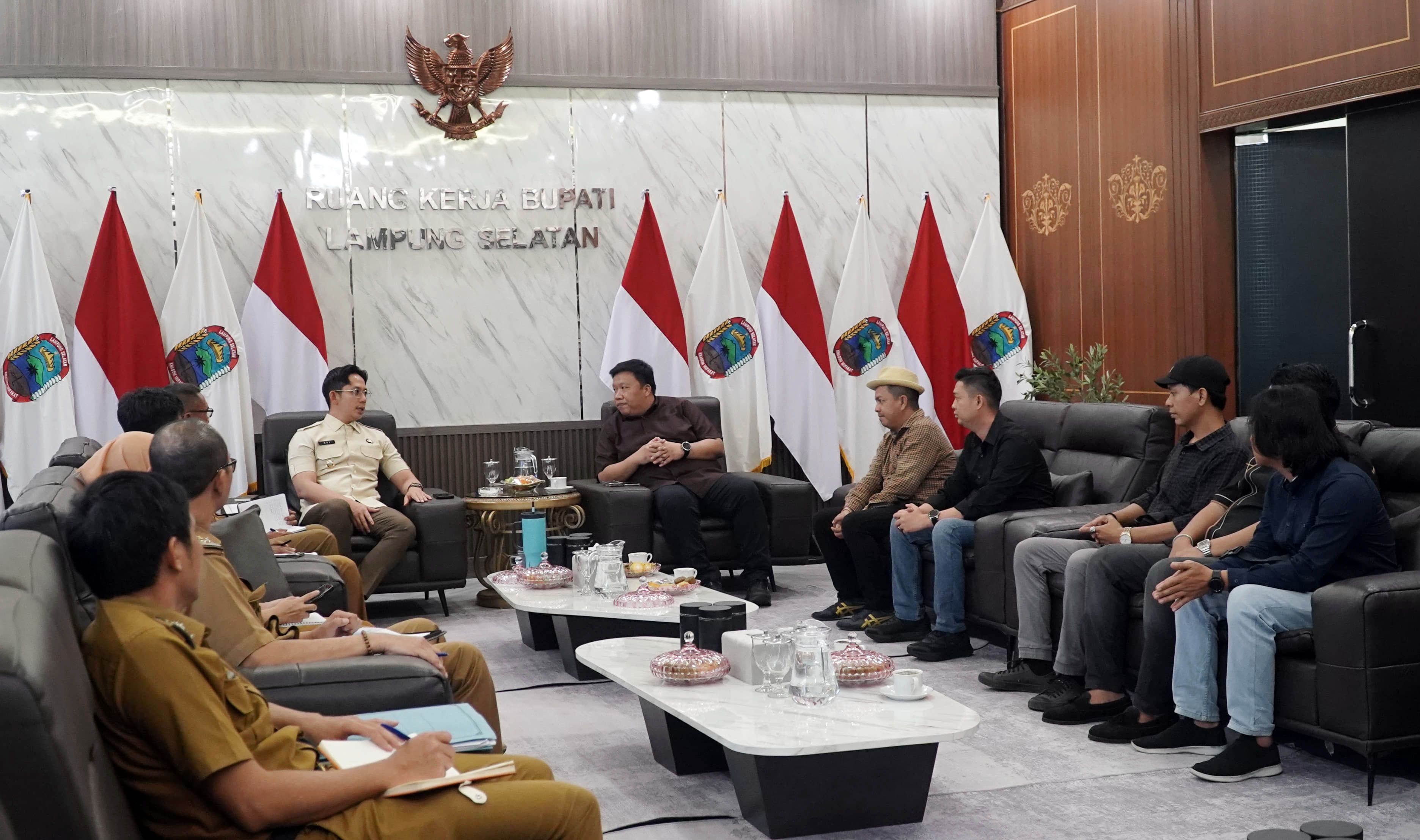 Bupati Lampung Selatan Terima Audiensi DPC ASPEKNAS, Bahas Sinergi Pembangunan Infrastruktur