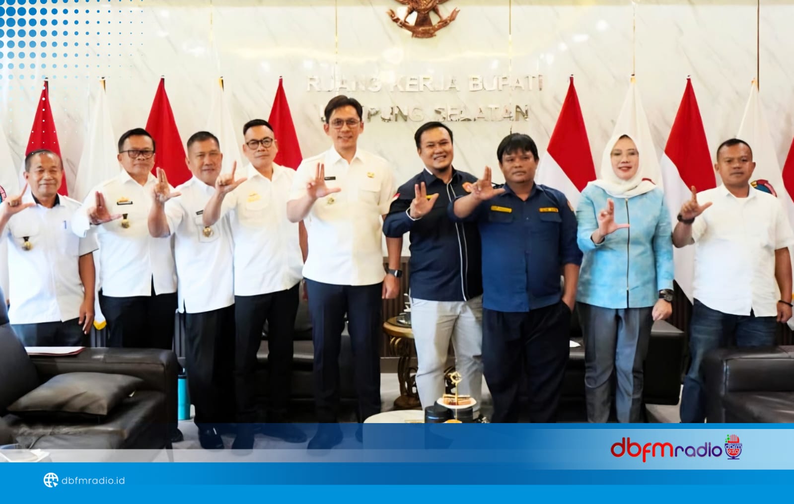 Bupati Egi Terima Audiensi Karang Taruna Lampung Selatan, Bahas Rencana Event Oktober