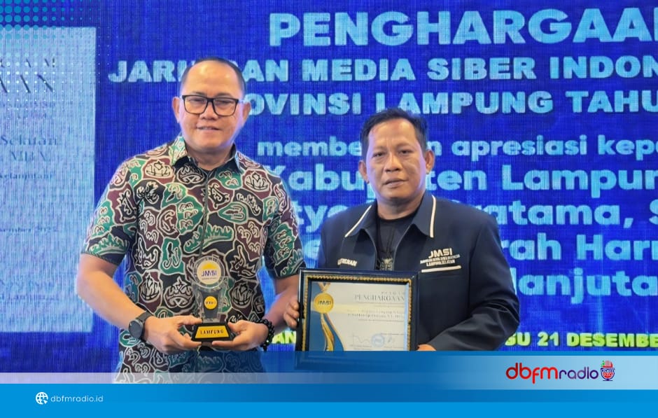 Bupati Lampung Selatan Raih Anugerah Daerah Harmonis dan Keberlanjutan dari JMSI