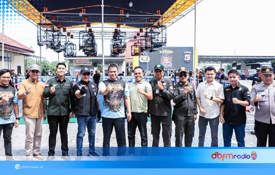 Ratusan Kicau Mania Padati Mapolres Lampung Selatan di Lomba Bhayangkara ke-80
