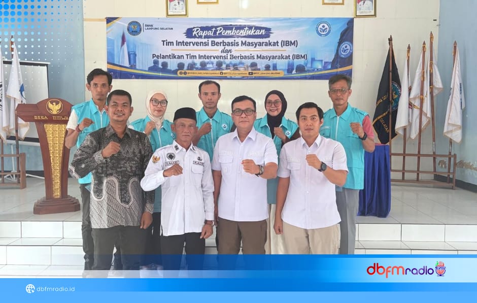 BNNK Lampung Selatan Bentuk Tim IBM di Desa Titiwangi, Perkuat Garda Terdepan Pencegahan Narkotika