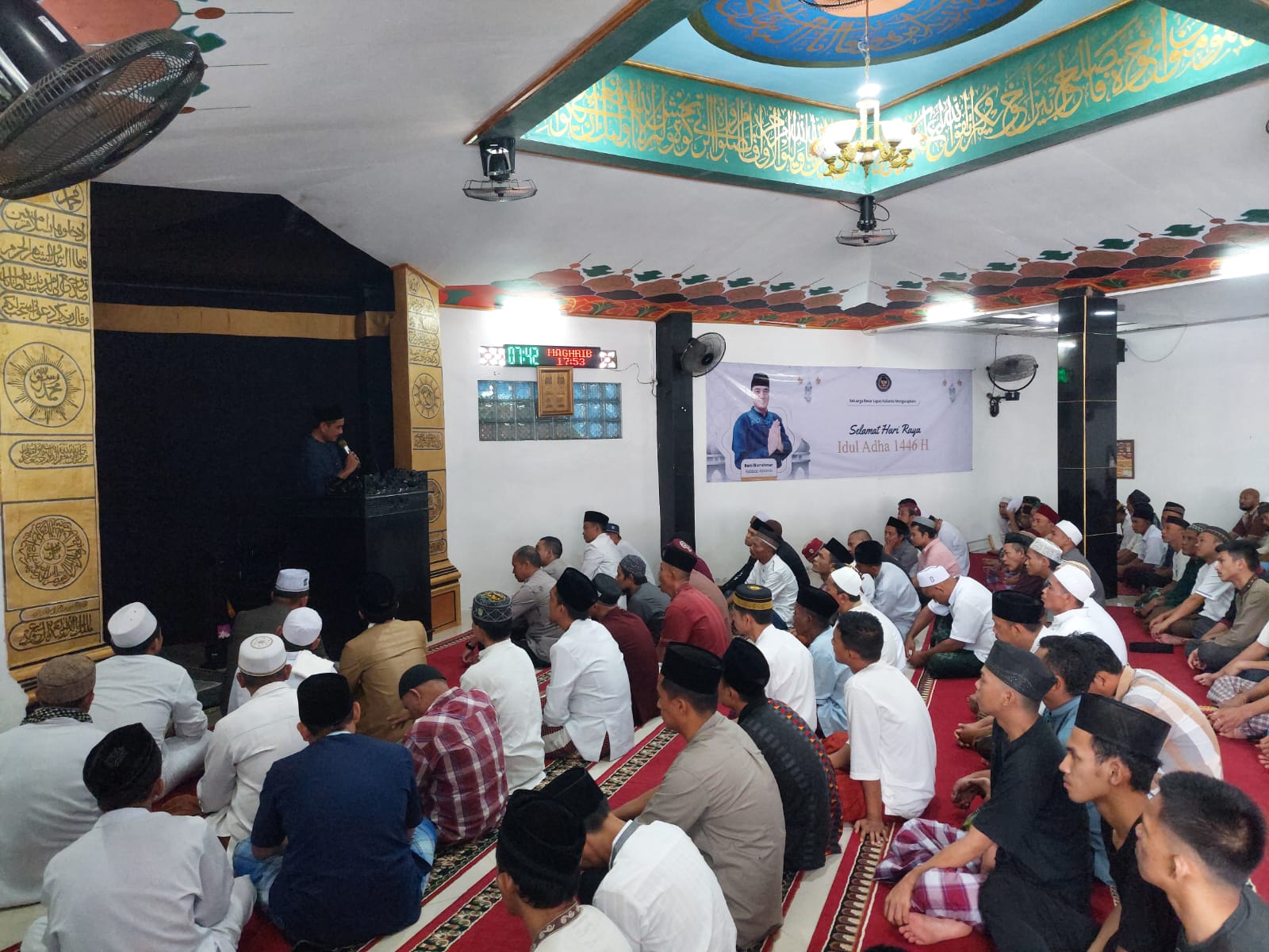 Lapas Kalianda Gelar Salat Idul Adha dan Penyembelihan Hewan Kurban Bersama Warga Binaan
