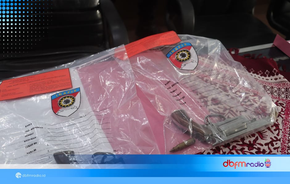 Dua Senpi Rakitan Diserahkan Sukarela, Polres Lamsel Utamakan Pembinaan