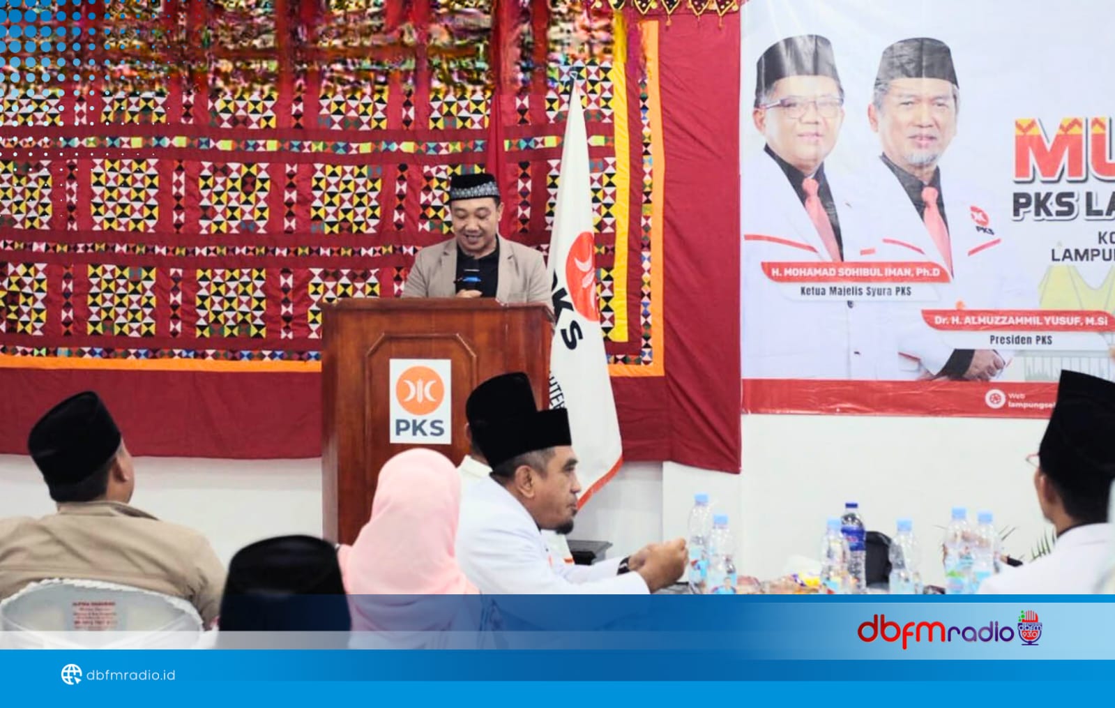 Wabup Lampung Selatan Hadiri Musda VI PKS, Dorong Sinergi Politik dan Pemerintah Daerah