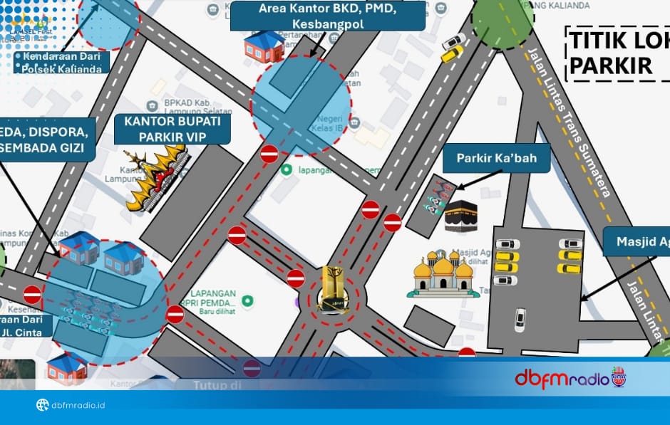 Rekayasa Lalu Lintas Diterapkan Selama Lampung Selatan Festival 2025, Ini Rute dan Lokasi Parkirnya