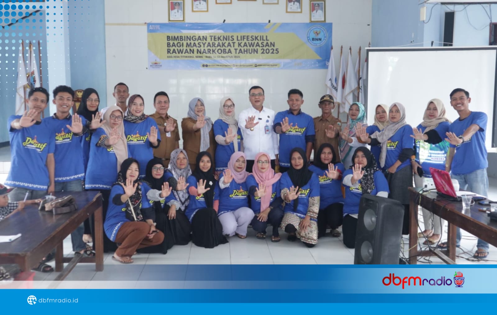 BNNK Lampung Selatan Gelar Bimtek Lifeskill di Desa Titiwangi untuk Cegah Penyalahgunaan Narkoba