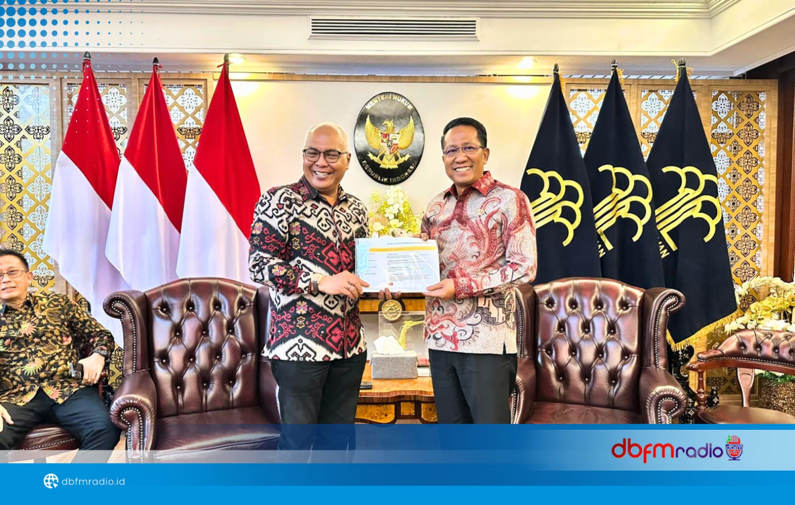 Menkumham Terima Pengurus PWI, Tandatangani Disposisi Pembukaan Blokir Legalitas