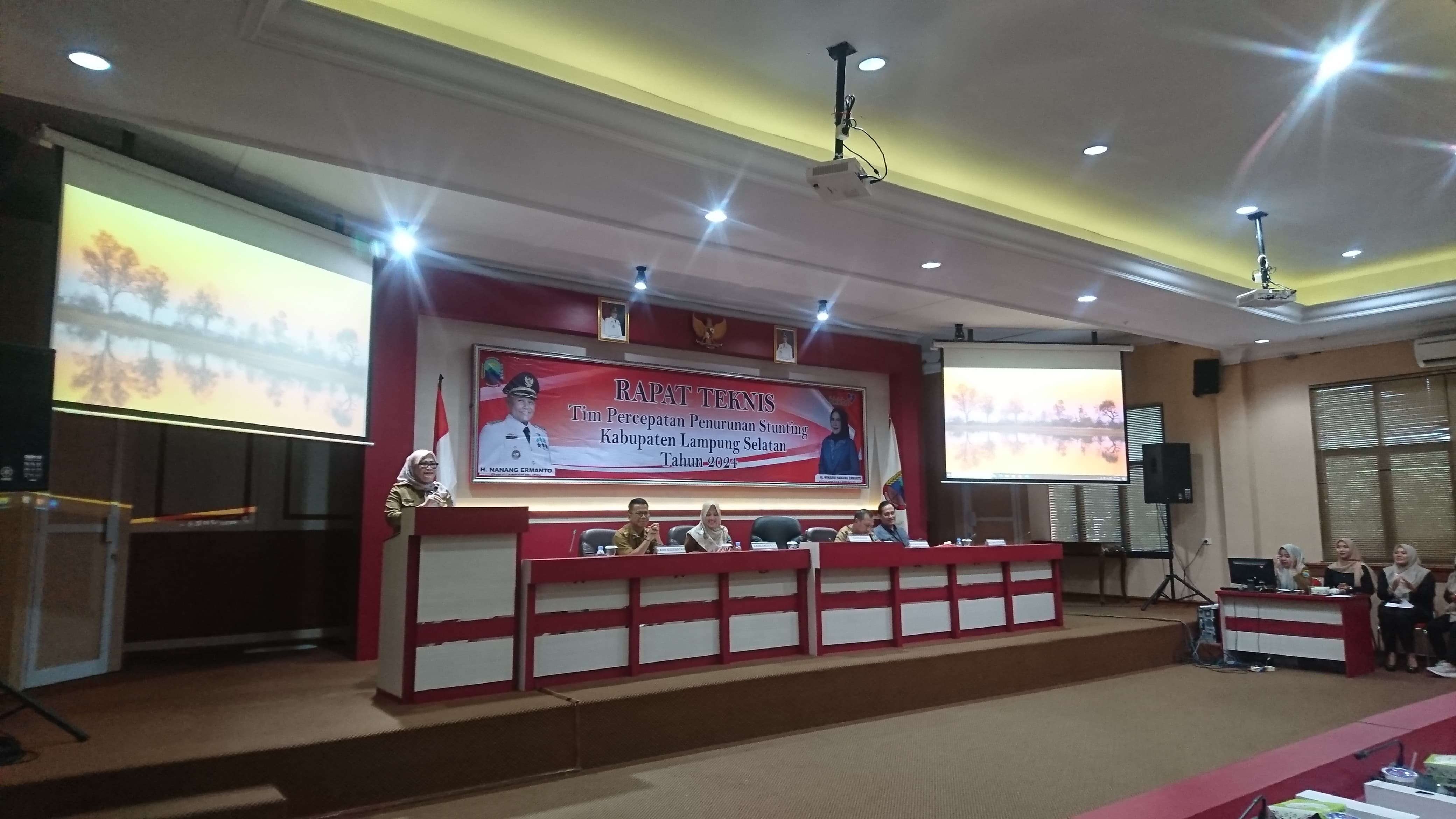 Percepat Penurunan Stunting, TPPS Lampung Selatan Adakan Rapat Evaluasi