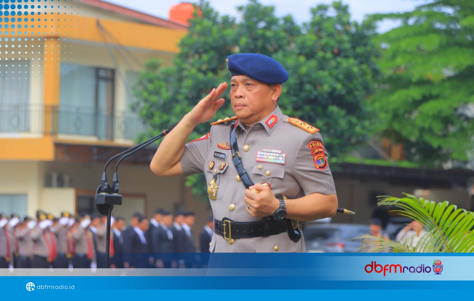 Polda Lampung Gelar Upacara Hari Juang Polri dan Perubahan Eselonisasi Sat Brimob