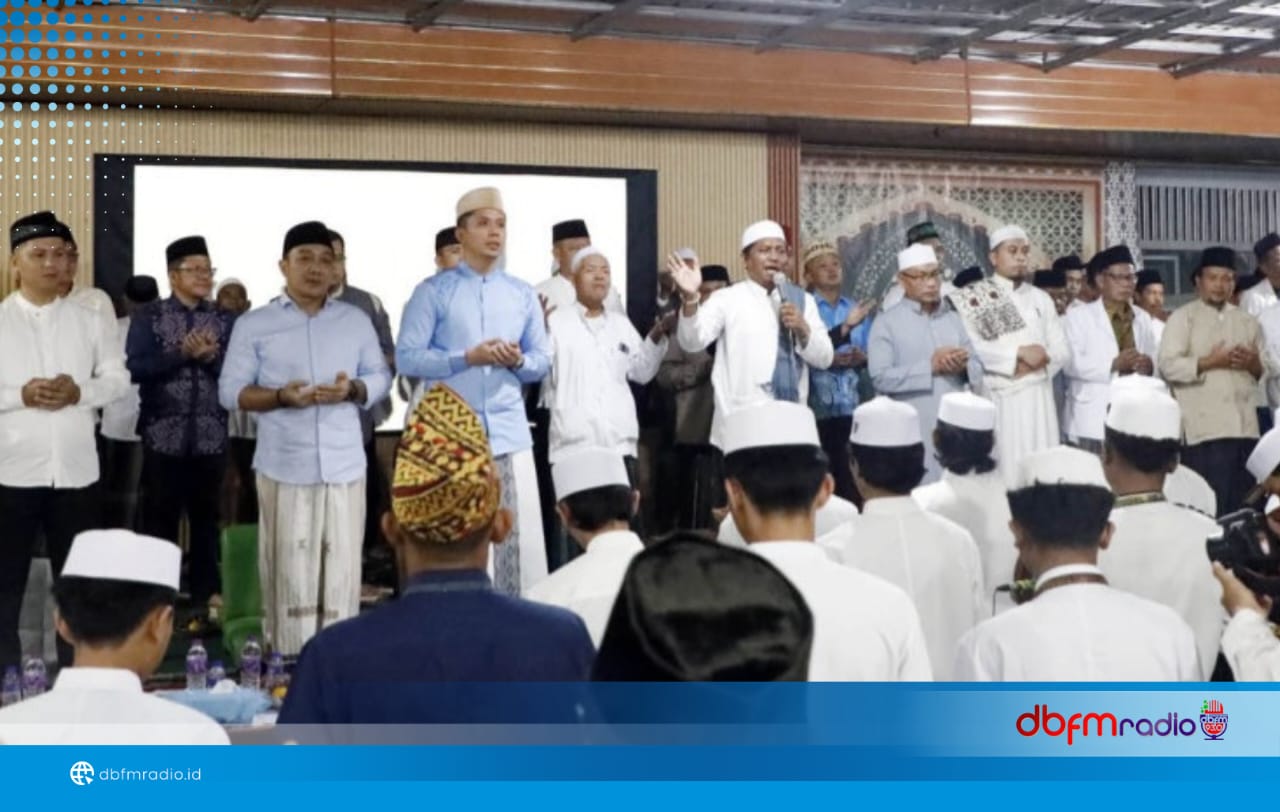 Ribuan Jemaah Padati Pondok Pesantren Daarul Ma’arif, SHOBAT Bersama Bupati Lampung Selatan Getarkan Langit Banjar Negeri