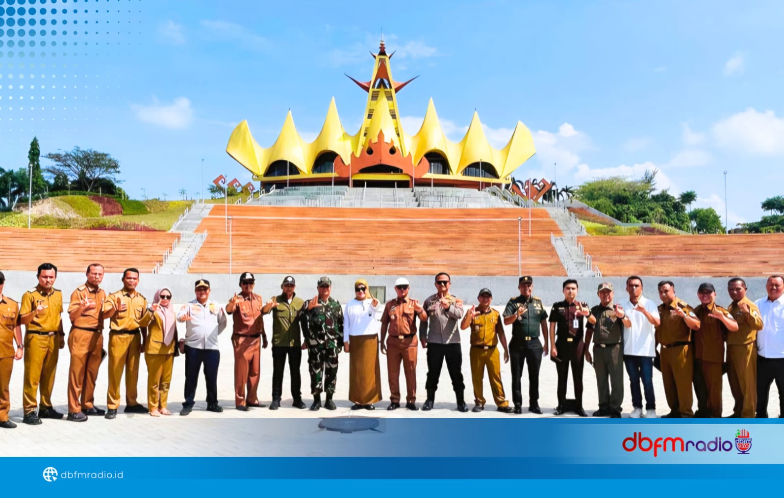 Pemkab Lampung Selatan Matangkan Persiapan Upacara HUT ke-80 RI di Menara Siger