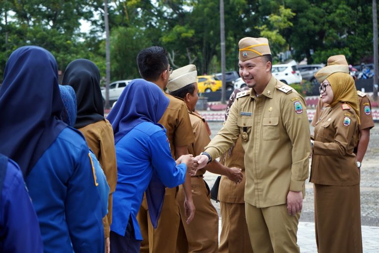 Pandu Kesuma Dewangsa Pimpin Apel Terakhir Sebagai Wakil Bupati Lampung Selatan