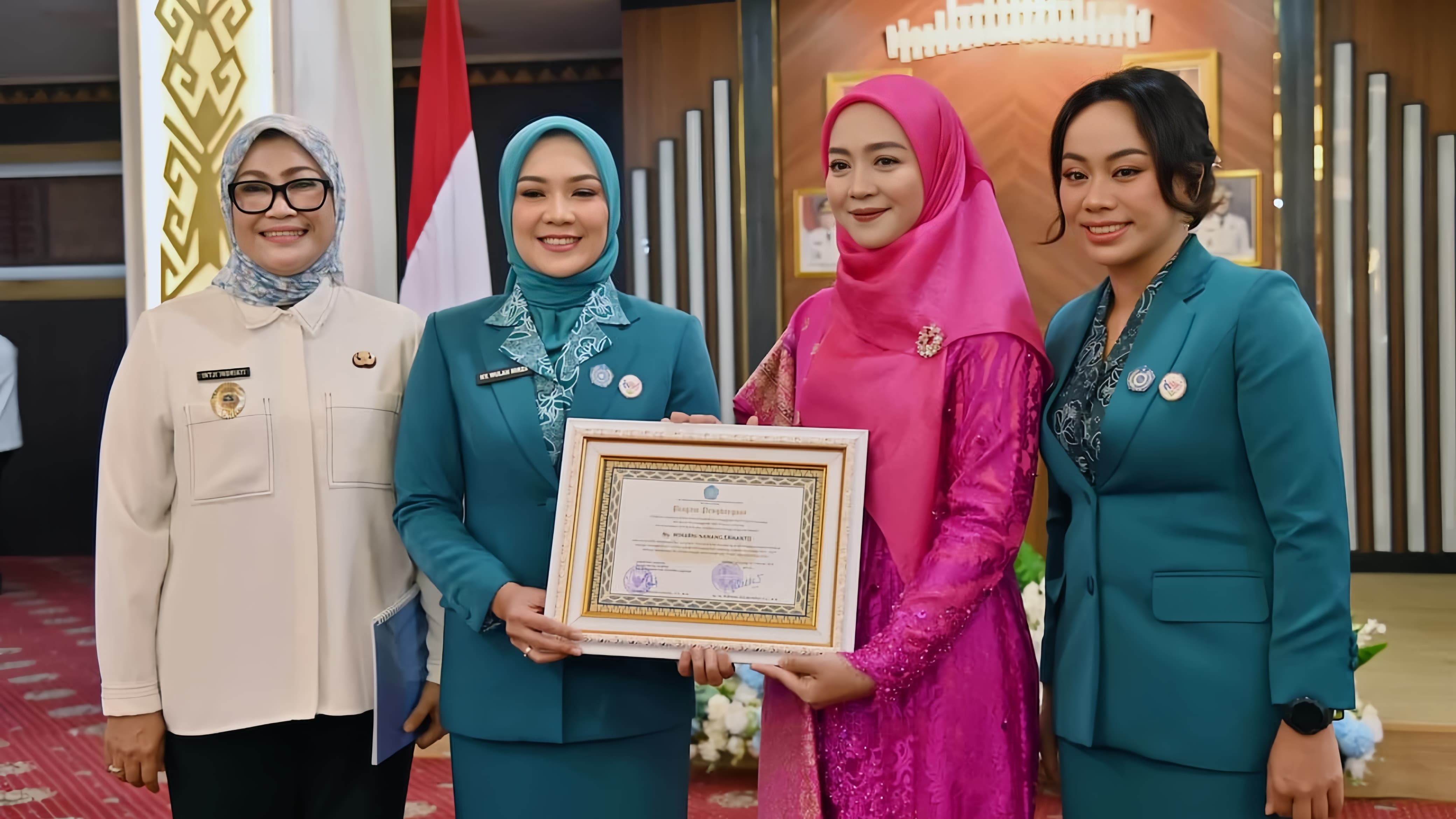 Zita Anjani Resmi Dilantik sebagai Ketua TP PKK Lampung Selatan, Siap Wujudkan Generasi Emas Melalui Keluarga