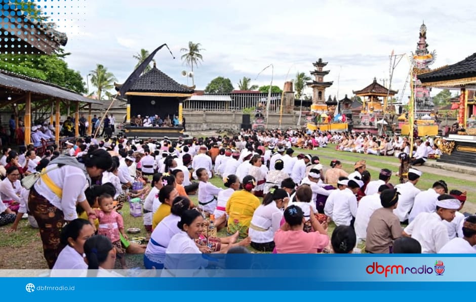 Bupati Lampung Selatan Resmikan Balai Banten Pura Puseh Kertibuana di Desa Bali Agung