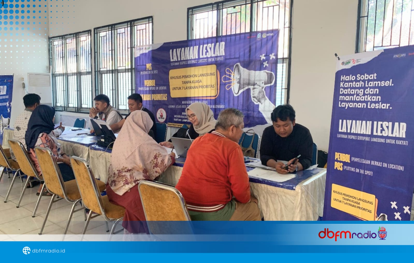 Kantor Pertanahan Lampung Selatan Gelar Layanan Ekspres Sertipikat Langsung untuk Rakyat di Natar