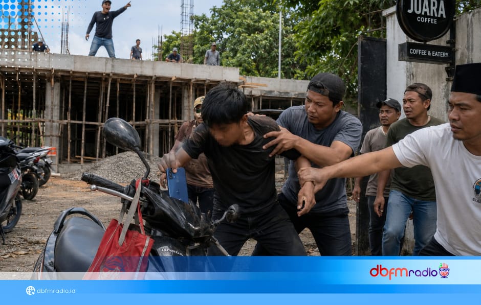 Kepergok Curi Handphone Petani di Area Parkir Cafe Juara, Pria Asal Palas Diamankan Warga dan Polisi