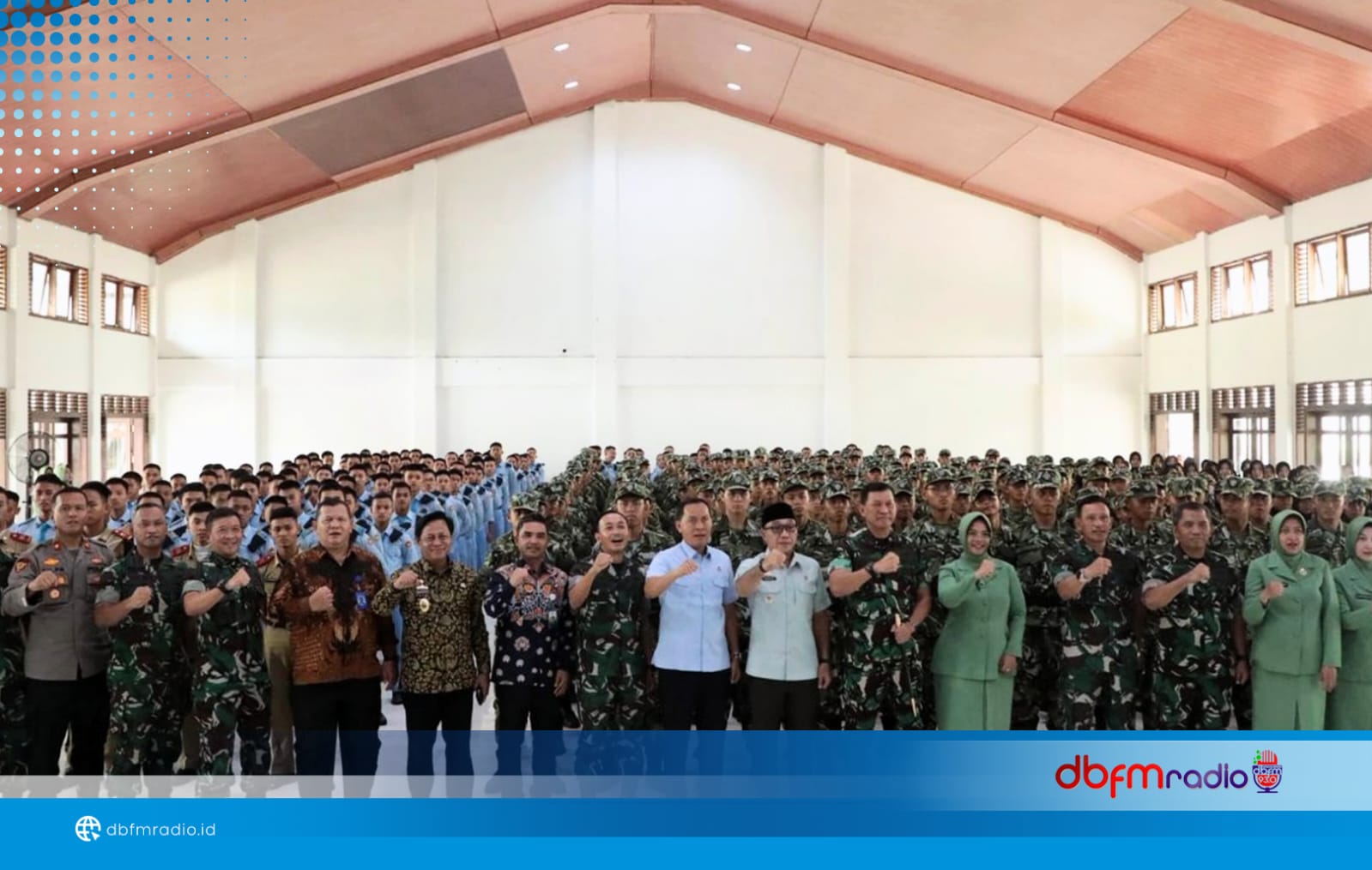 Wabup Lampung Selatan Dampingi Pangdam XXI/Radin Inten Ziarah ke Makam Pahlawan dan Kunjungan ke SMA Kebangsaan