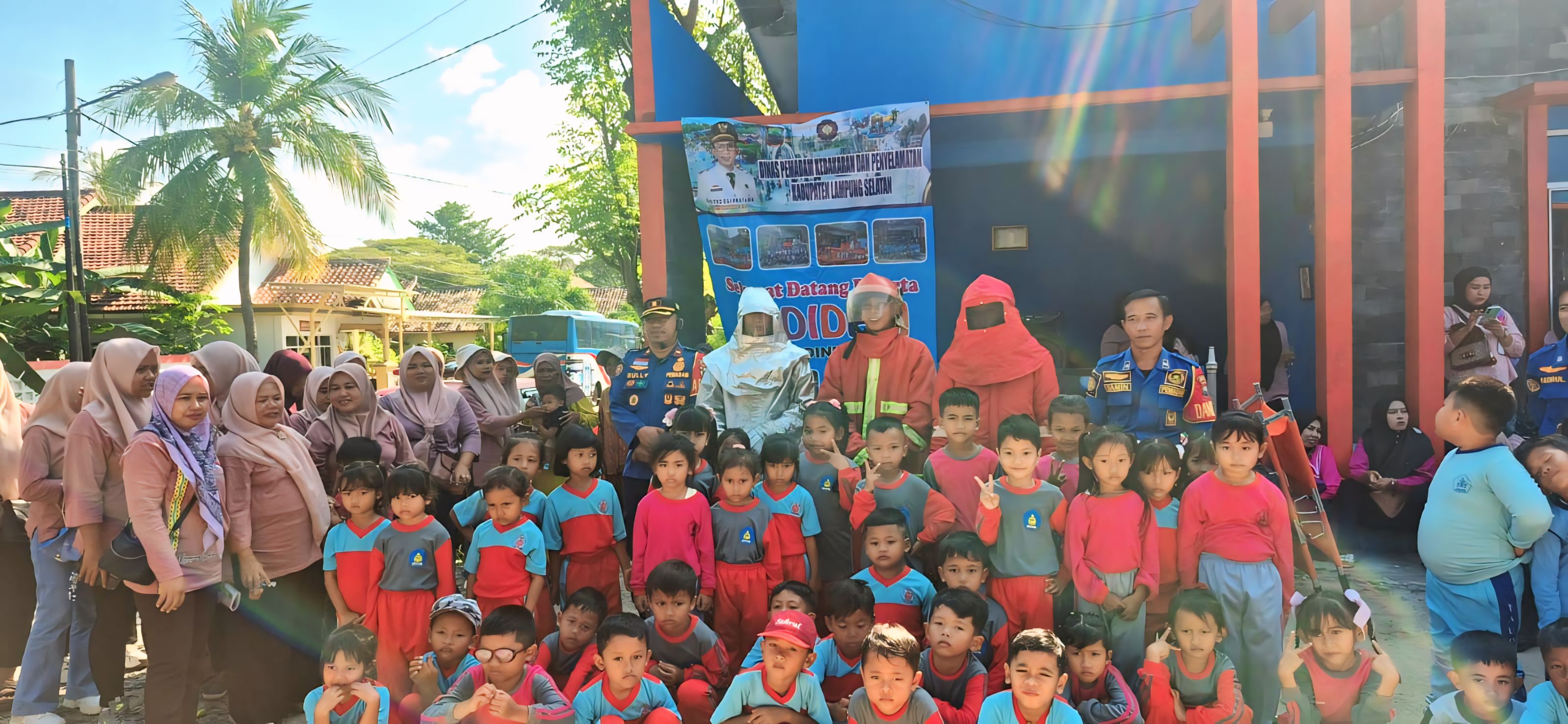 Damkar Lampung Selatan Kembali Kenalkan Bahaya Kebakaran Sejak Dini Lewat Edukasi DUDIDAM