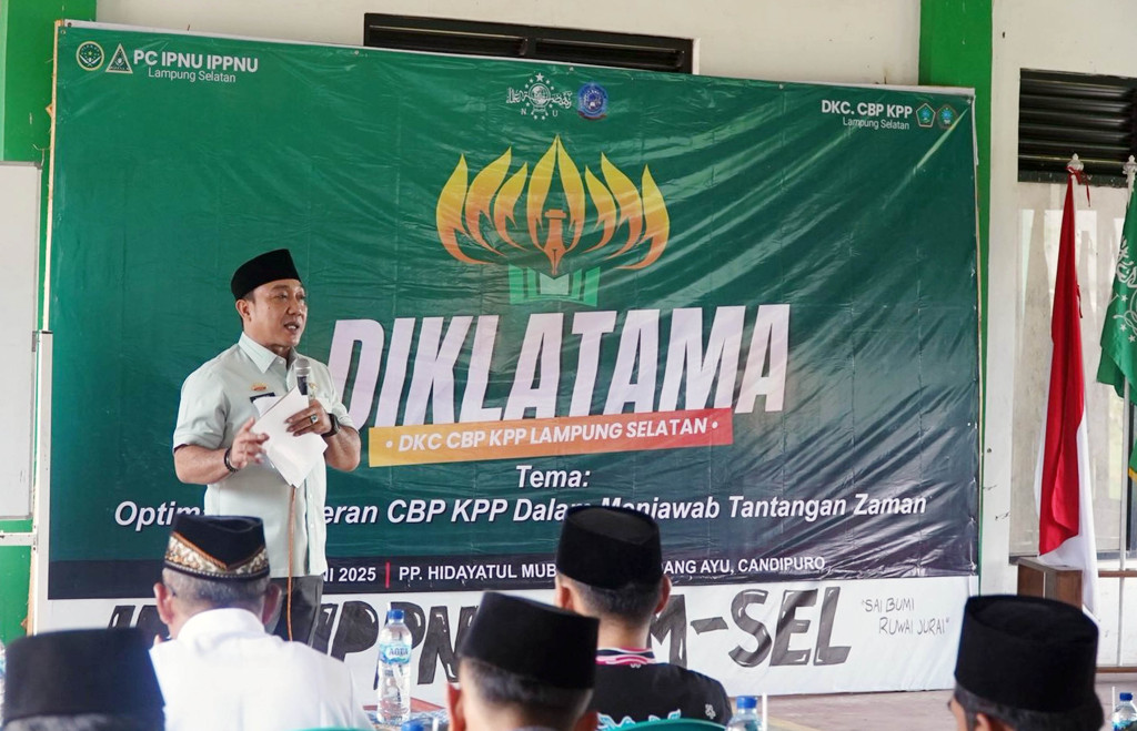 Wabup Lampung Selatan Buka Diklatama CBP-KPP NU: Cetak Kader Muda Religius dan Progresif
