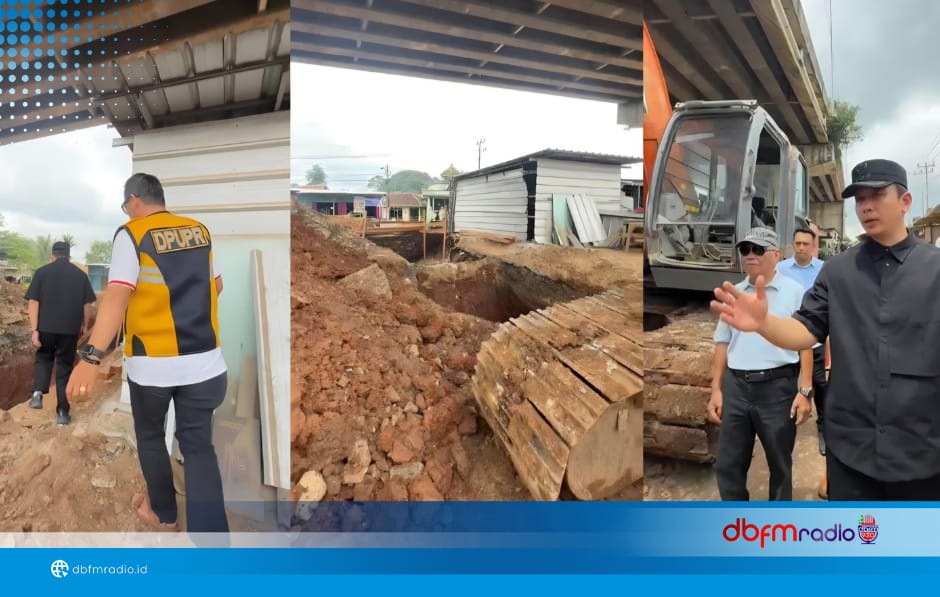 Bupati Egi Tinjau Rehabilitasi Darurat dan Normalisasi Gorong-gorong di Bawah Fly Over Natar