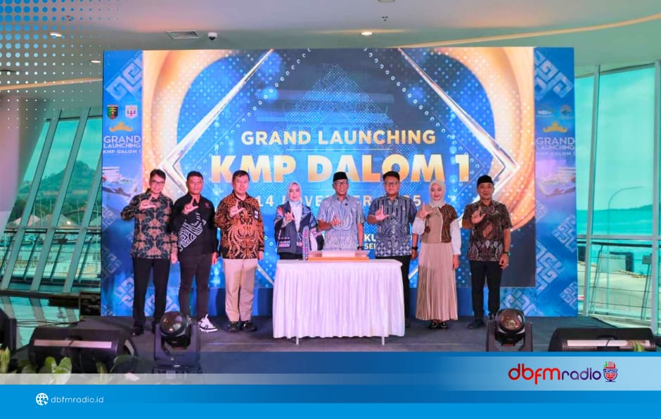 Pemprov Lampung Resmi Luncurkan KMP Dalom 1, Kapal Pertama Milik Daerah untuk Perkuat Konektivitas Sumatra–Jawa