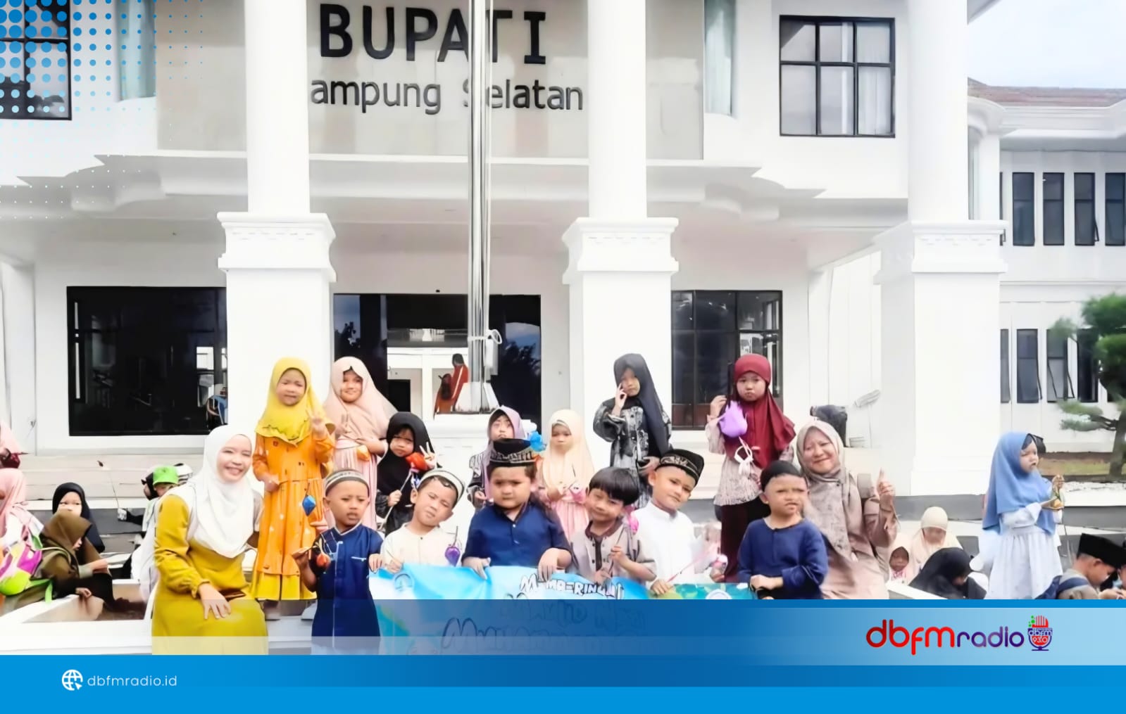 Langkah Kecil, Makna Besar: Anak TK IT Al Mumtaza Ceria Peringati Maulid Nabi di Kompleks Pemkab Lampung Selatan