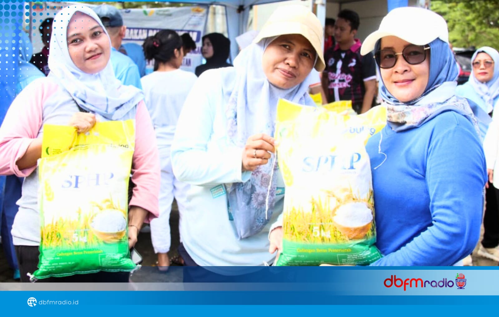Lapangan Korpri Kalianda Dipadati Warga, Pemkab Lampung Selatan Gelar Gerakan Pangan Murah