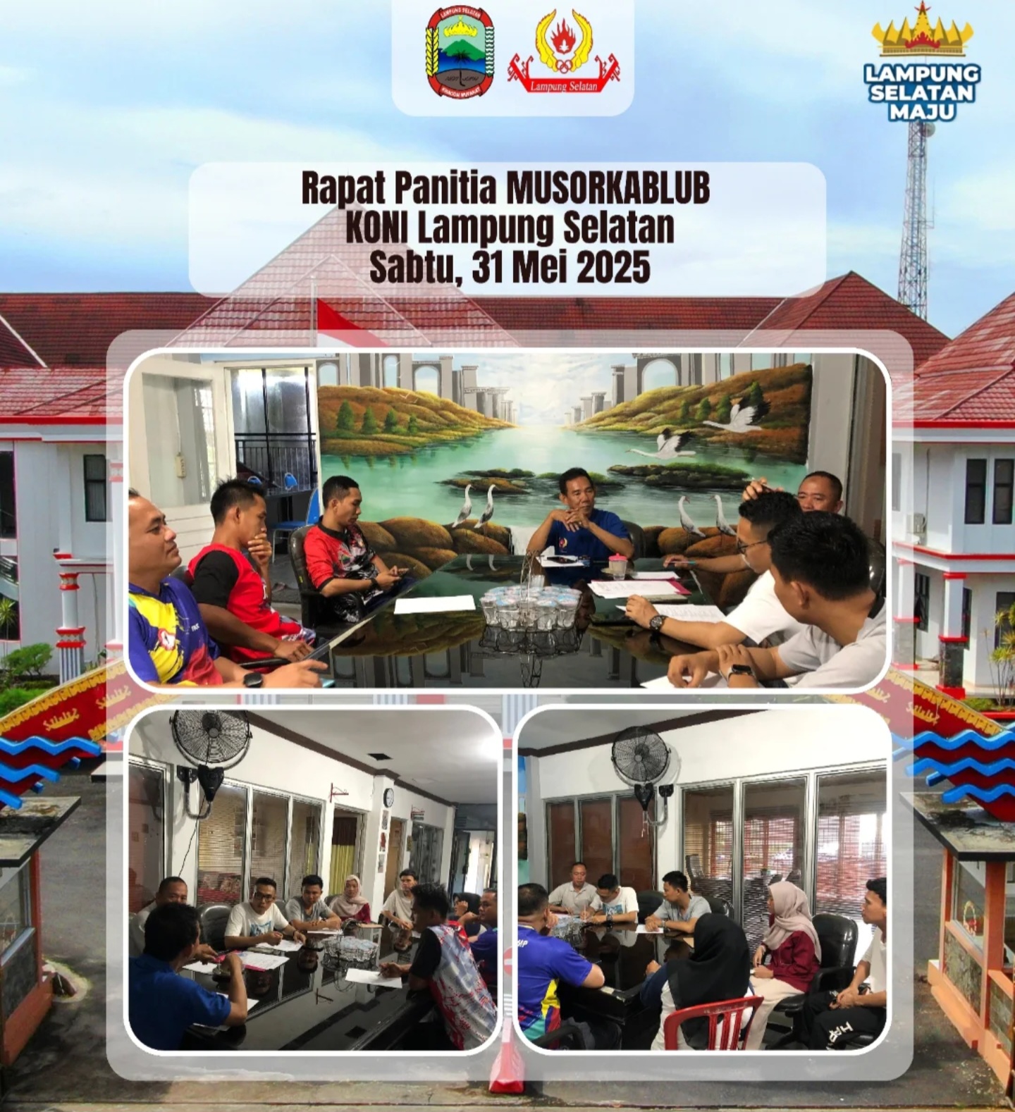 Dua Calon Resmi Mendaftar Jelang Musorkablub KONI Lampung Selatan