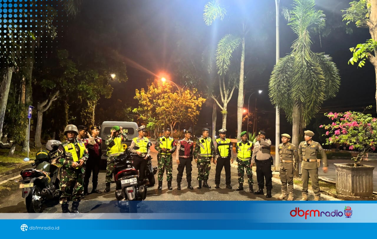 TNI-Polri Gelar Patroli Gabungan di Objek Vital Pemerintahan Lampung Selatan