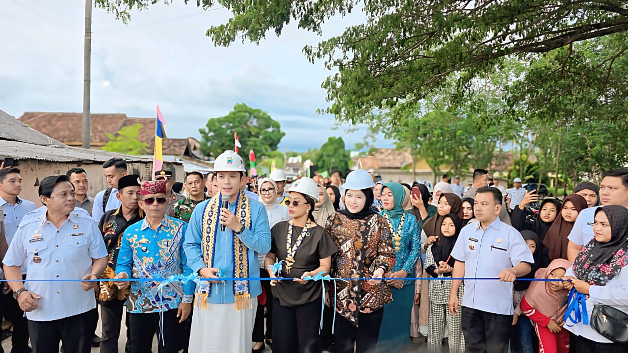 Dorong Pariwisata, Bupati Lampung Selatan Resmikan Jalan Ruas Sukamarga–Bulok